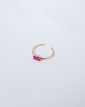 Load image into Gallery viewer, Solo Rectangle Ruby Ring - STAC Fine Jewellery