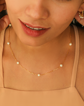 Load image into Gallery viewer, Pearl Chain Necklace