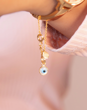 Load image into Gallery viewer, Evil Eye Charm Pendant - Round Small - STAC Fine Jewellery