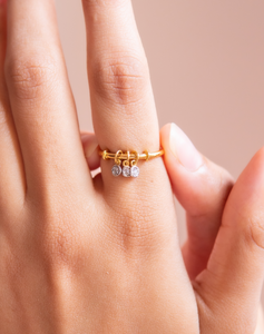 DOTM Dangling Diamond Ring - STAC Fine Jewellery