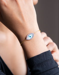 Marquise Evil Eye Diamond Bracelet - STAC Fine Jewellery