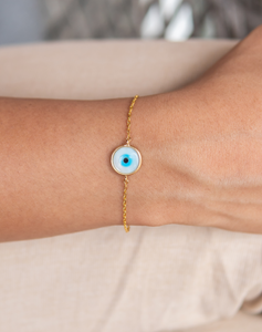 Round Evil Eye Bracelet - STAC Fine Jewellery