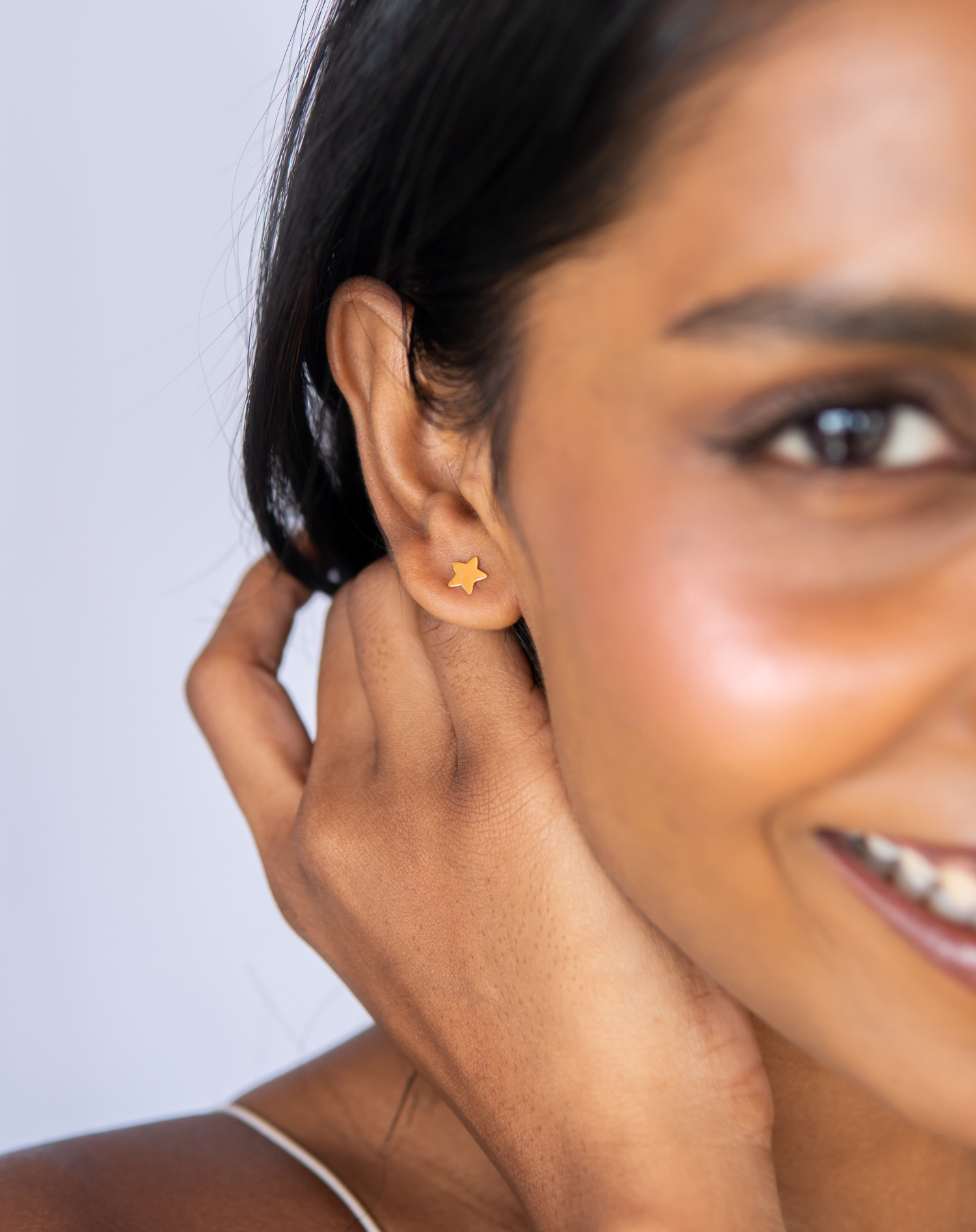 Second earring gold deals