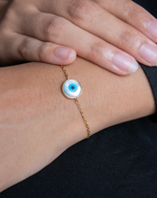 Load image into Gallery viewer, Round Evil Eye Bracelet - STAC Fine Jewellery