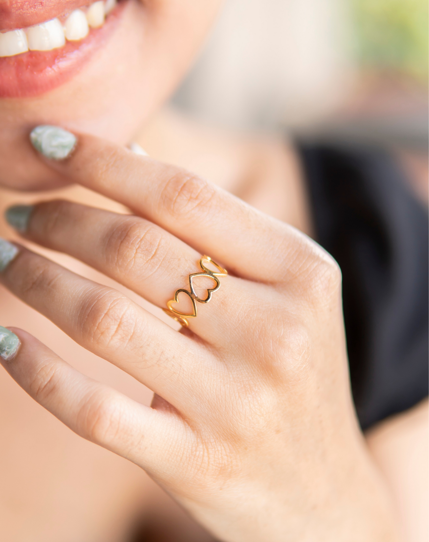 Dainty Love Rings | Upakarna | Best Handcrafted Jewelry