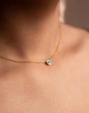 Load image into Gallery viewer, Mini Evil Eye Round Necklace - STAC Fine Jewellery