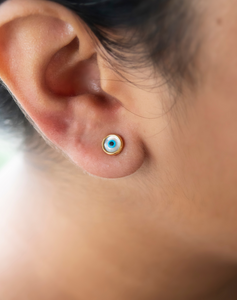 Mini Round Stud Earrings - STAC Fine Jewellery