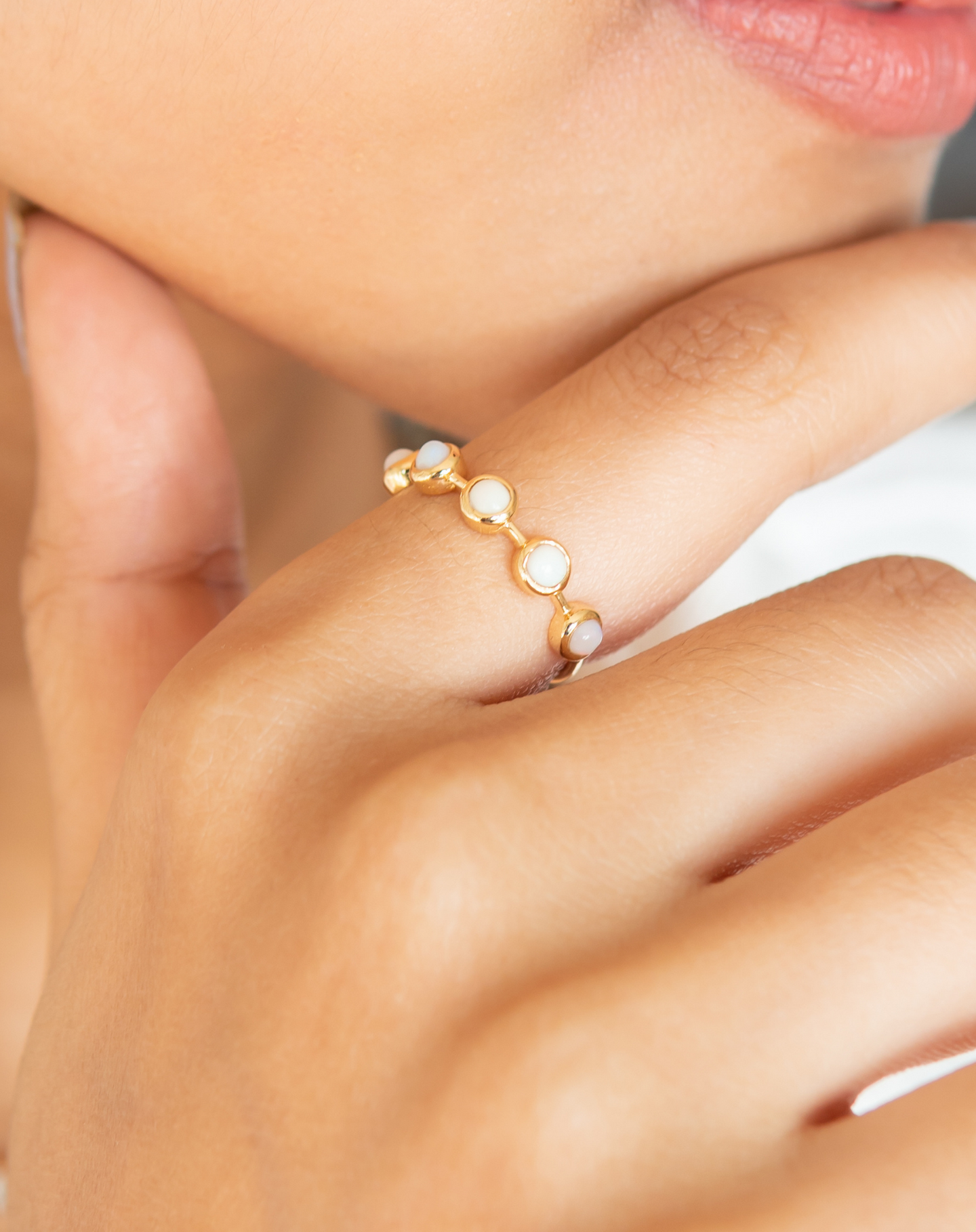 Opal Birthstone Ring, Libra - STAC Fine Jewellery