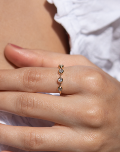 Aquamarine Birthstone Ring, Pisces - STAC Fine Jewellery