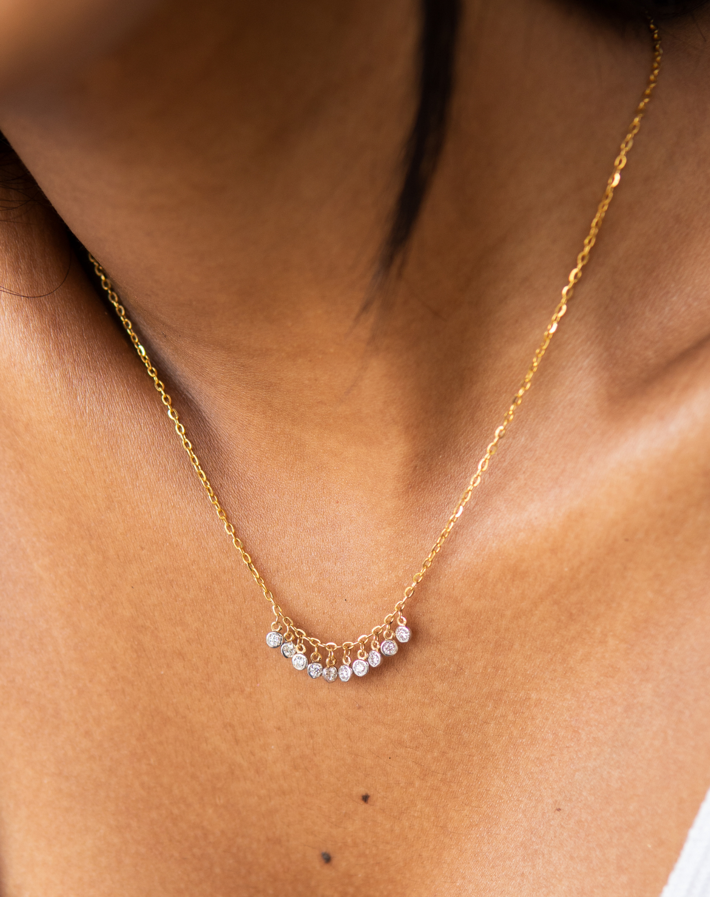 Dangling Diamond Necklace