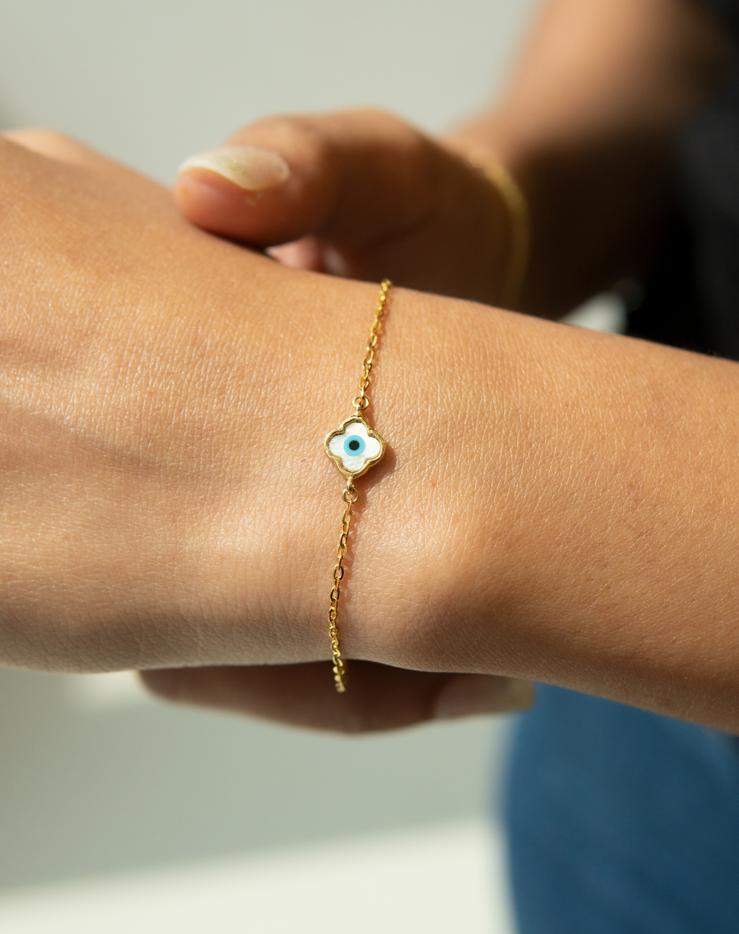 Mini evil sales eye bracelet
