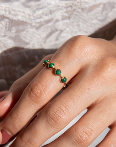 Malachite Birthstone Ring, Taurus - STAC Fine Jewellery