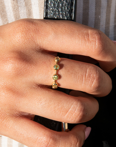 Peridot Birthstone Ring, Leo - STAC Fine Jewellery