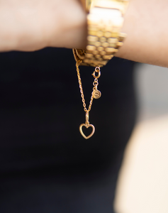 Braided Heart Charm Pendant - STAC Fine Jewellery