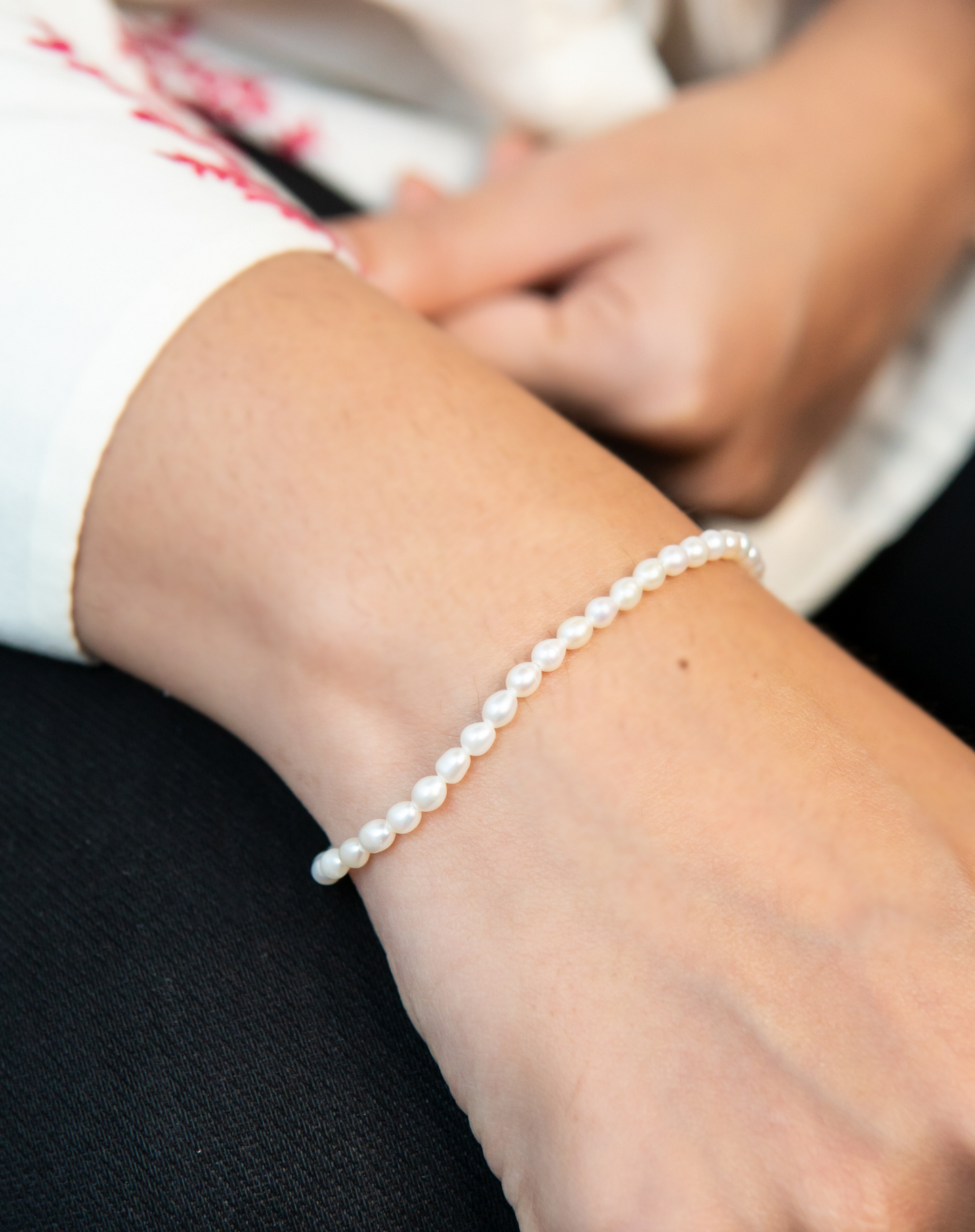 Pearl Bracelet, 18 kt Gold Pearl Bracelet Online