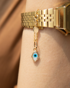 Evil Eye Charm Pendant - Hamsa Hand Small - STAC Fine Jewellery