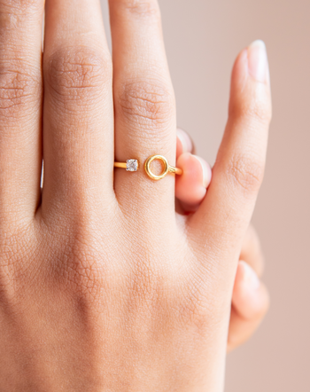 Amazon.com: Small heart ring in 14k rose gold, heart nice ring, heart form  ring, gift for her, ring in solid gold, delicate ring (yellow-gold, 7.5) :  Handmade Products