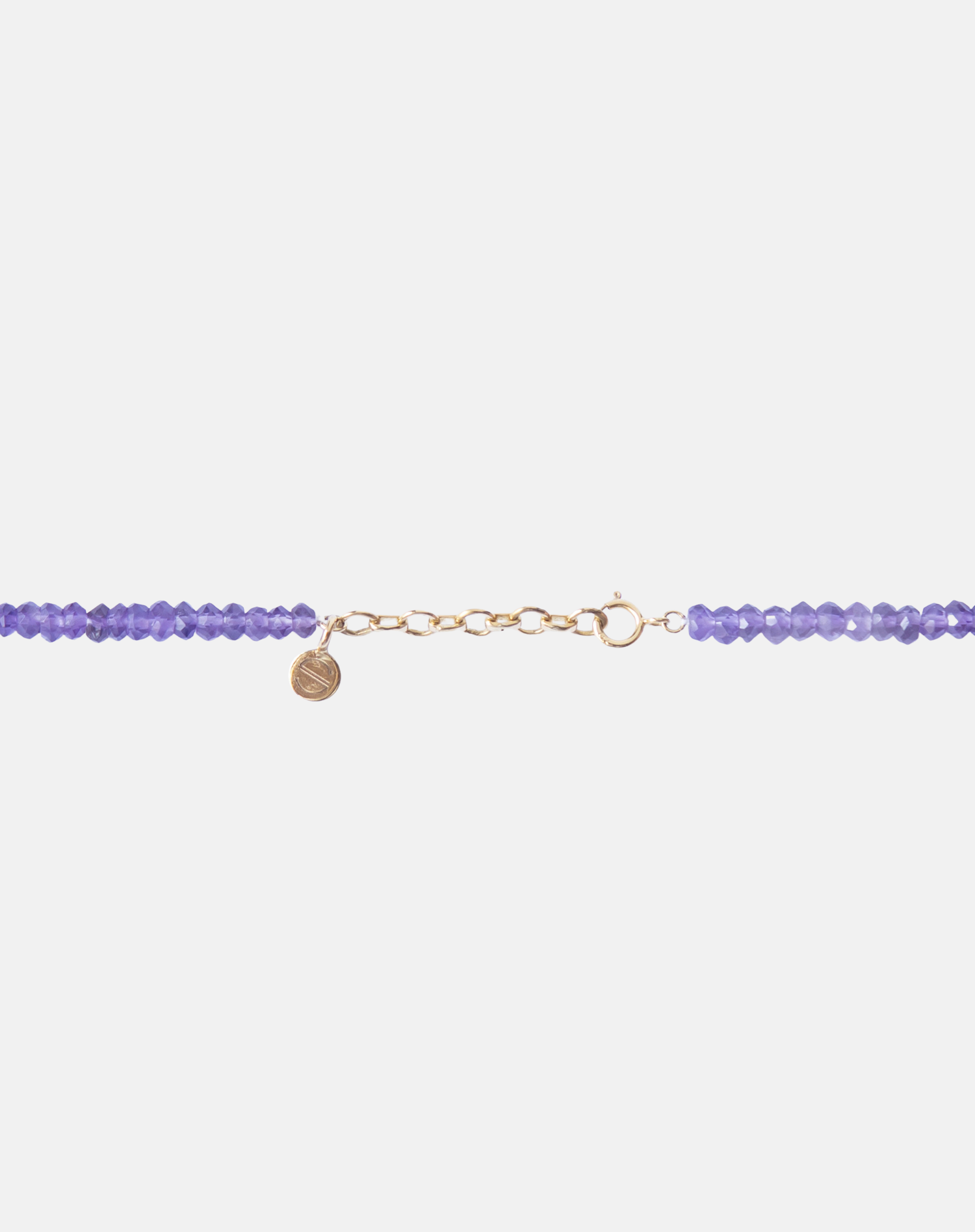 Necklace with imitation amethyst beads silver | THOMAS SABO