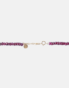 Beaded Ruby Necklace, Cancer - STAC Fine Jewellery