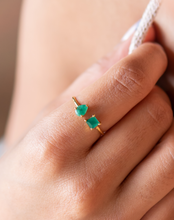 Load image into Gallery viewer, Emerald Gap Ring - STAC Fine Jewellery