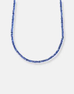 Beaded Blue Sapphire Necklace, Virgo - STAC Fine Jewellery