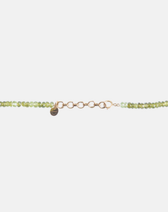 Beaded Peridot Necklace, Leo - STAC Fine Jewellery
