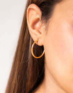 Classic Tube Hoops - STAC Fine Jewellery