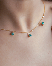 Load image into Gallery viewer, Scattered Trillion Necklace - STAC Fine Jewellery