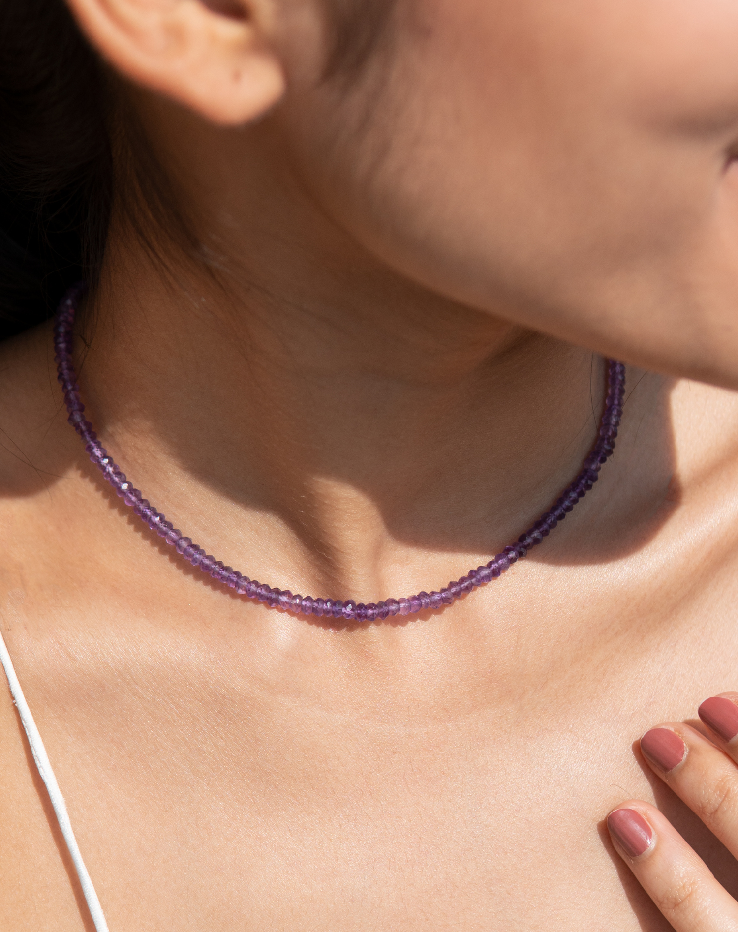 Gaurika Amethyst Natural Stone Necklace – AG'S