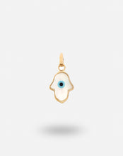 Load image into Gallery viewer, Evil Eye Charm Pendant - Hamsa Hand - STAC Fine Jewellery