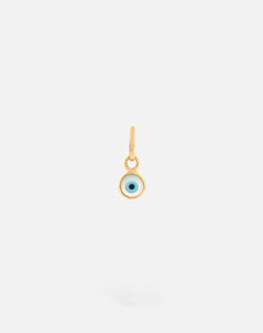 Evil Eye Charm Pendant - Round Small - STAC Fine Jewellery