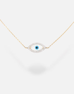 Marquise Evil Eye Diamond Necklace - STAC Fine Jewellery