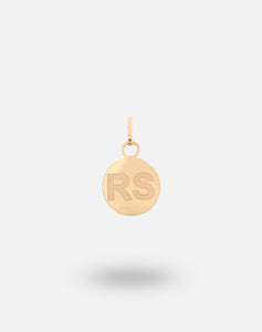 Engravable Disc Charm Pendant - STAC Fine Jewellery