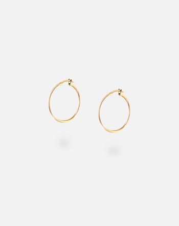 3 pairs hoop earrings  Goldcoloured  Ladies  HM IN