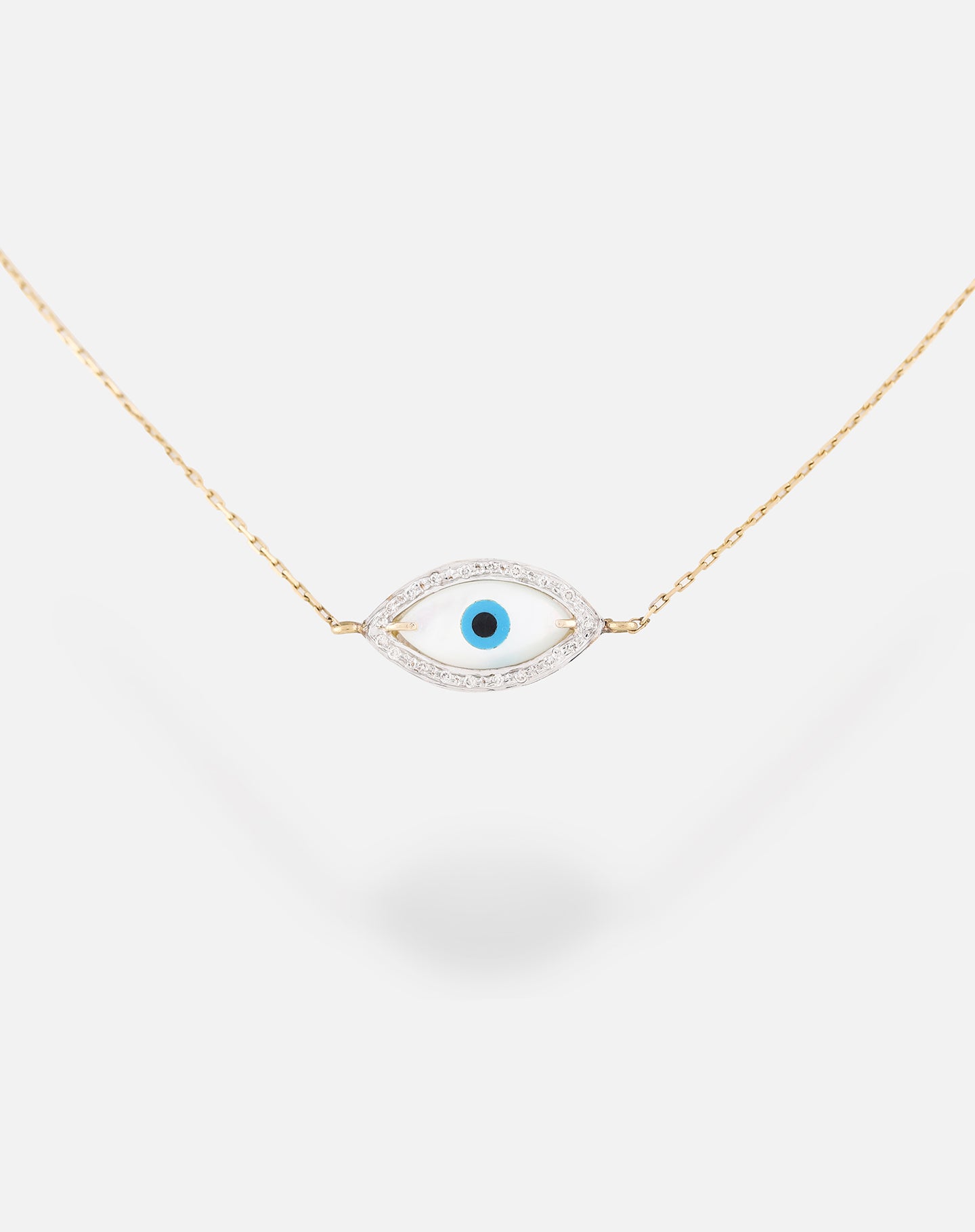 Marquise Evil Eye Diamond Necklace - STAC Fine Jewellery