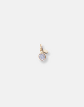 Load image into Gallery viewer, White Topaz Birthstone Pendant Charm, Aries - STAC Fine Jewellery