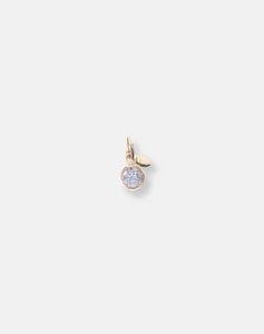 White Topaz Birthstone Pendant Charm, Aries - STAC Fine Jewellery
