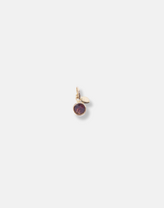 Garnet Birthstone Pendant Charm, Capricorn - STAC Fine Jewellery