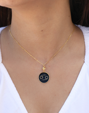 Load image into Gallery viewer, Cancer Zodiac Enamel Pendant