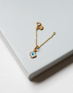 Evil Eye Clover (Small) Watch Charm Set