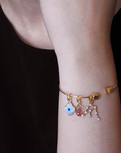 Load image into Gallery viewer, Evil Eye Charm Pendant - Clover - STAC Fine Jewellery