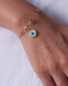 Evil Eye Charm Pendant - Round - STAC Fine Jewellery