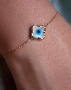 Clover Evil Eye Bracelet - STAC Fine Jewellery