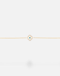 Clover Evil Eye Diamond Bracelet - STAC Fine Jewellery