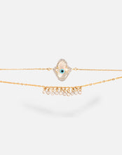 Load image into Gallery viewer, Hamsa Hand Evil Eye Bracelet with both Diamonds - STAC Fine Jewellery