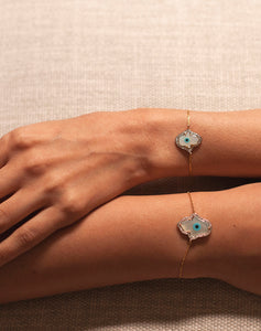 Hamsa Hand Evil Eye Diamond Bracelet - STAC Fine Jewellery