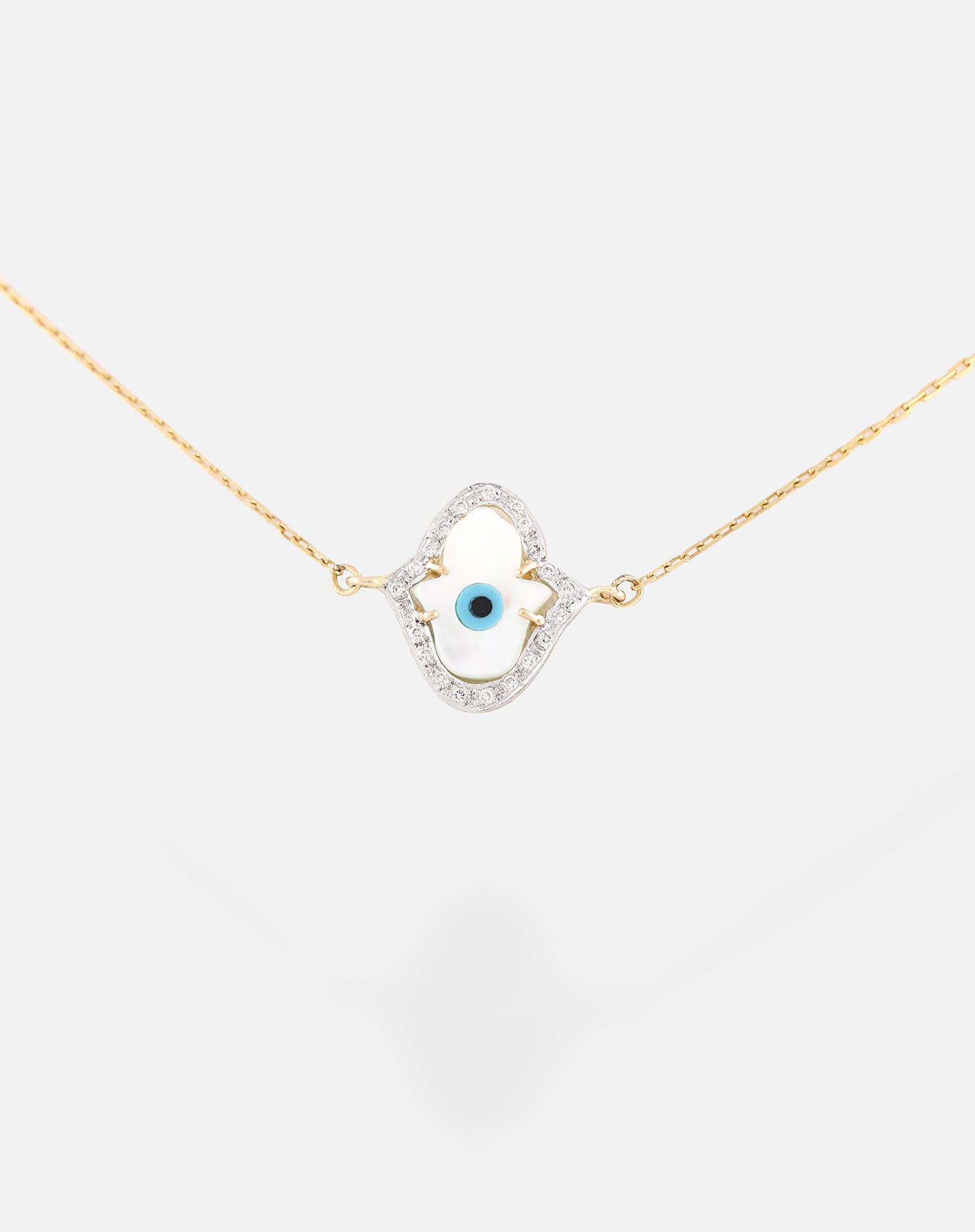 Hamsa Hand & Evil Eye Necklace – Shop Miss A