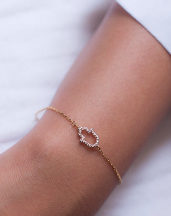 Haven Gold Crystal Heart Delicate Chain Bracelet in Pink Crystal | Kendra  Scott