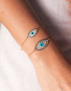 Marquise Evil Eye Diamond Bracelet - STAC Fine Jewellery