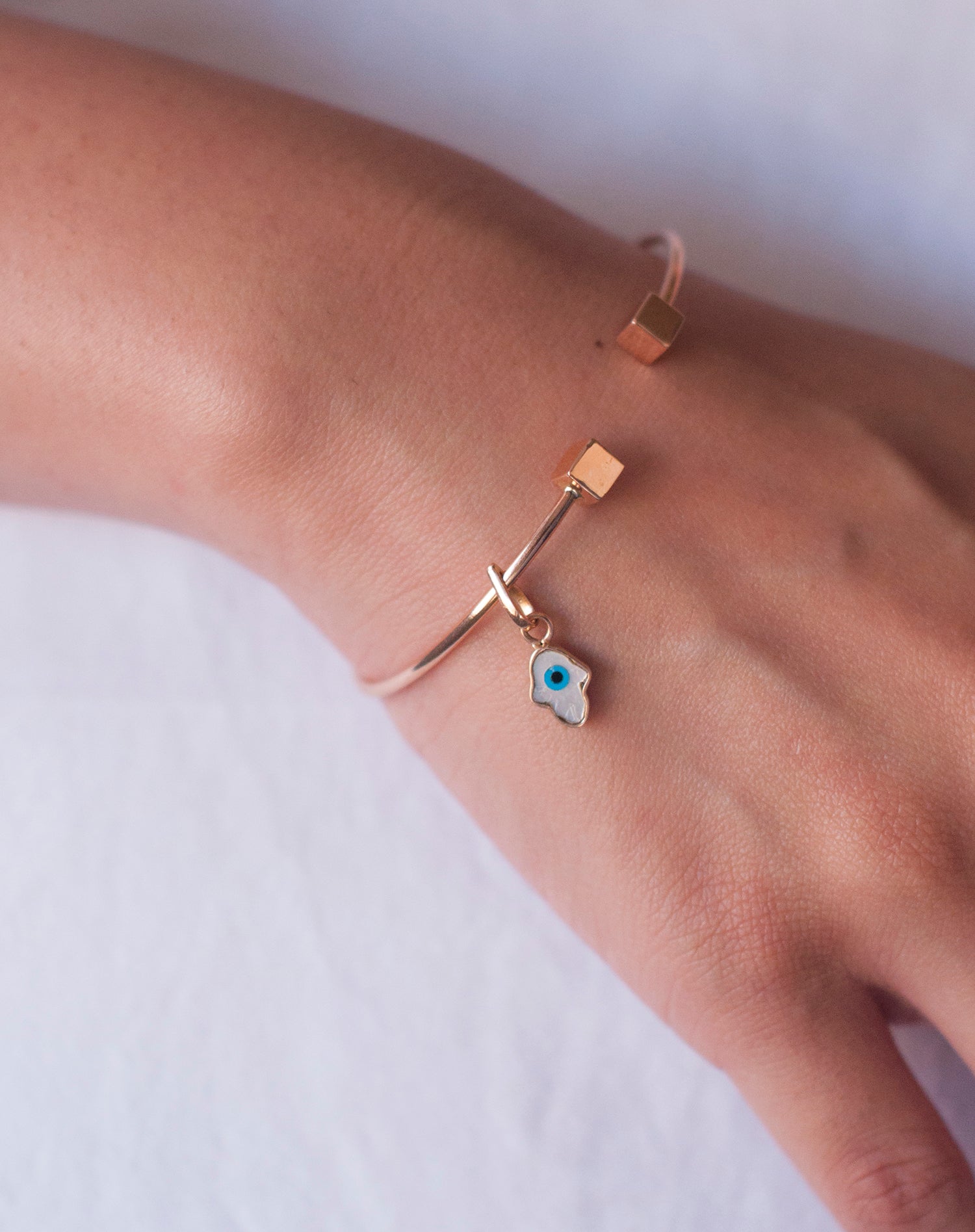 Personalized Charm Bracelet in Recycled 14K Gold | Catbird